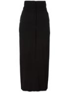 Jean Paul Gaultier Vintage Long High Waisted Skirt - Black