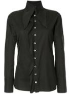 Yohji Yamamoto Vintage Pointed Collar Shirt - Black