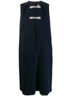Dice Kayek Sequinned Bow Midi Dress - Blue