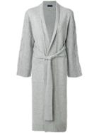 Eudon Choi Tie Waist Cardi-coat - Grey