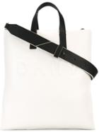 Dkny Embossed Logo Tote, Nude/neutrals, Leather