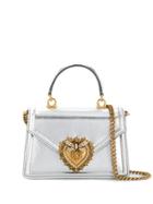 Dolce & Gabbana Baroque Mini Tote Bag - Silver