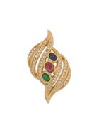 Christian Dior Pre-owned 1980's Swirl Brooch - Gold