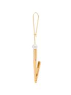 Yvmin Crocodile-clip Pearl Earring - Gold