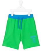 Moschino Kids Drawstring Shorts, Boy's, Size: 10 Yrs, Green