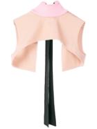 Marni - Tie Crop Top - Women - Polyamide/polyester/spandex/elastane/viscose - 40, Pink/purple, Polyamide/polyester/spandex/elastane/viscose