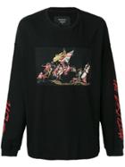 Represent Battle Print Sweatshirt - Black