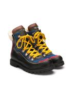 Dsquared2 Kids Teen Gaucho Hiking Boots - Black