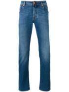 Jacob Cohen - Straight Leg Jeans - Men - Cotton/spandex/elastane - 31, Blue, Cotton/spandex/elastane