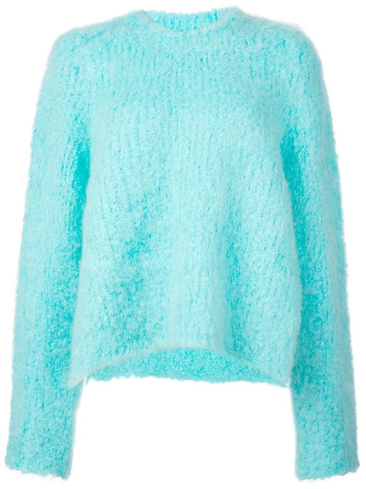 Maison Margiela Textured Sweatshirt - Blue