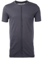 Damir Doma Central Open Seam T-shirt, Men's, Size: Medium, Grey, Cotton