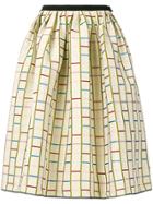 Antonio Marras Patterned Full Midi Skirt - Nude & Neutrals