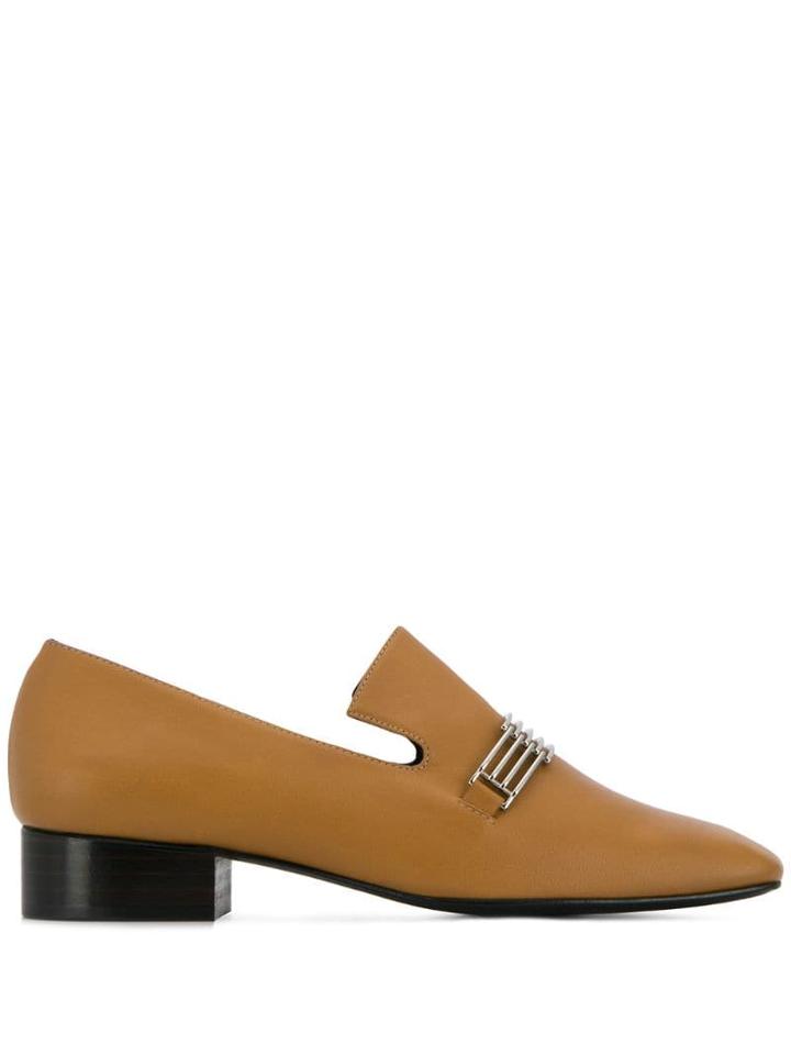Dorateymur Buckle Embellished Loafers - Brown