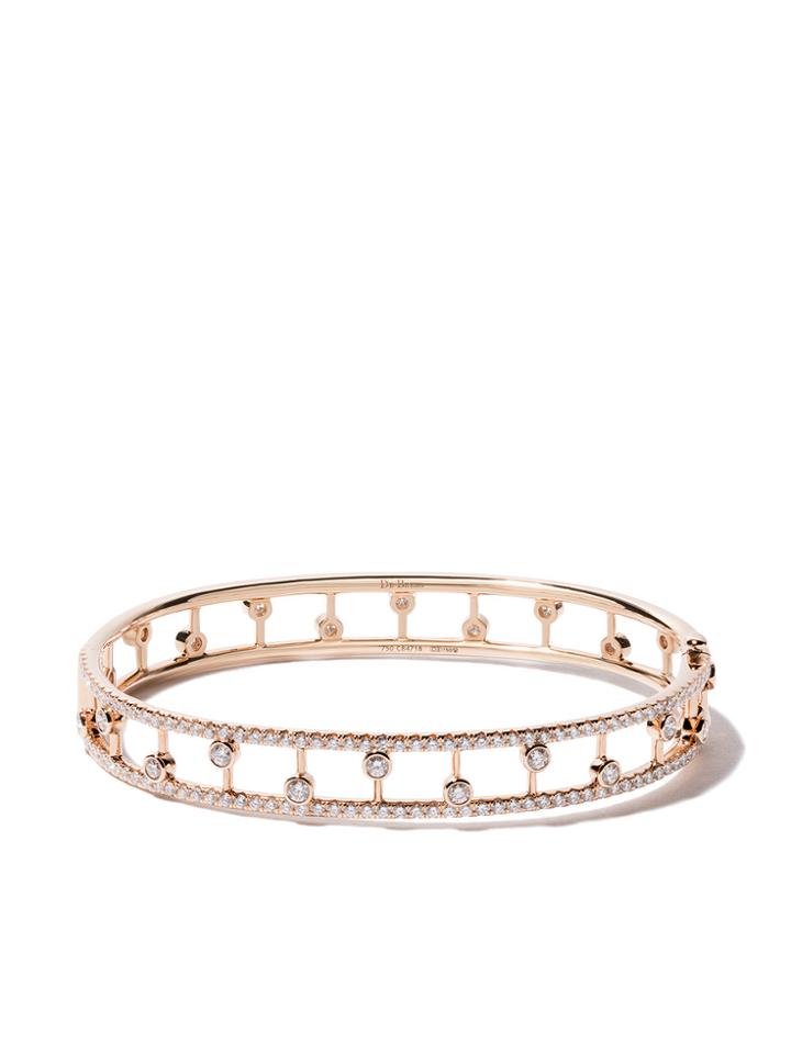 De Beers 18kt Rose Gold Dewdrop Diamond Bangle - Unavailable
