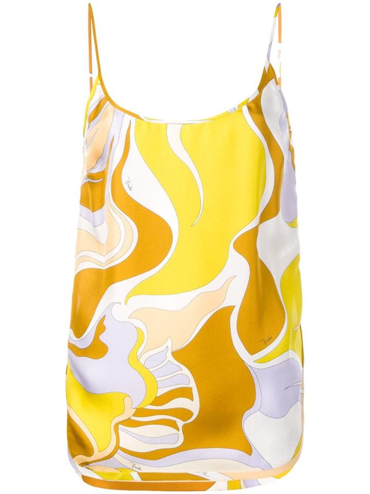 Emilio Pucci Printed Camisole - Yellow