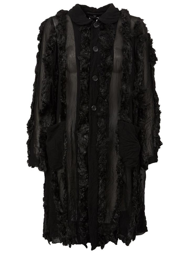 Comme Des Garçons Textured See-through Coat