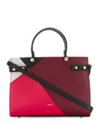 Furla Lady Colour Block Handbag - Red
