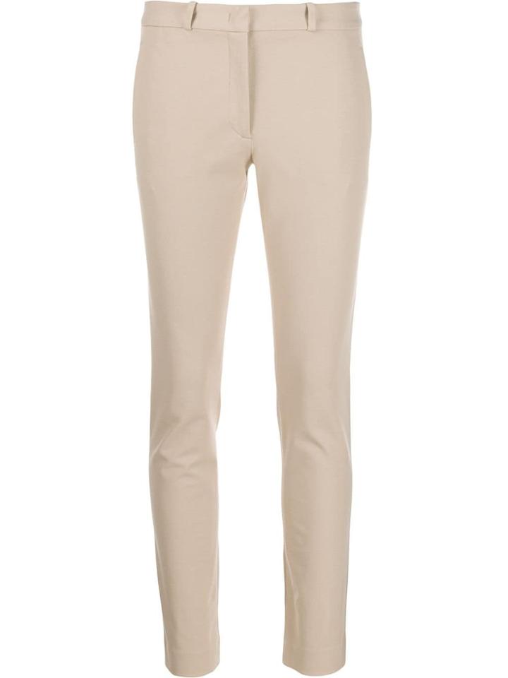 Joseph Eliston Gabardine Skinny Trousers - Brown