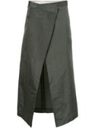 Comme Des Garçons Vintage Wrapped Skirt - Green