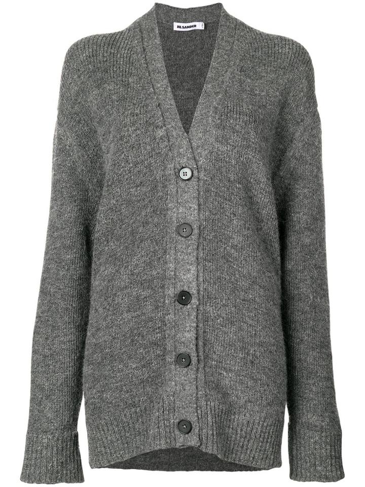 Jil Sander Relaxed Cardigan - Grey