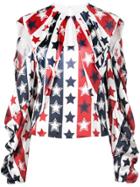 Hellessy Stars And Stripes Blouse - White