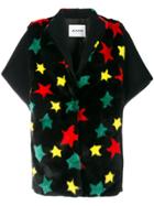 Ava Adore Star Embroidered Cardigan - Black