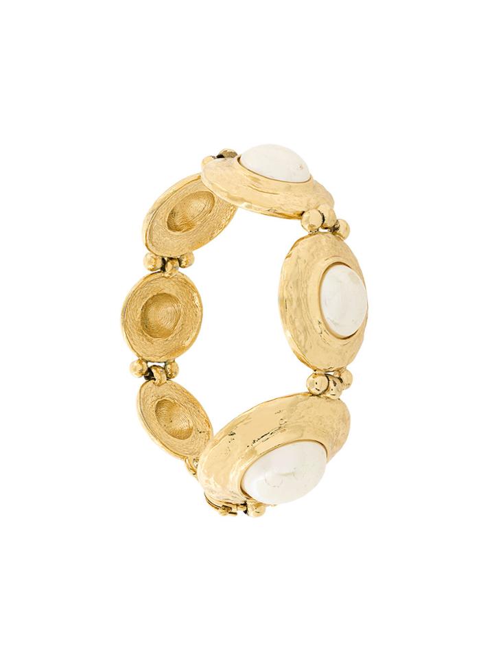 Yves Saint Laurent Vintage Goossens Bracelet - Metallic