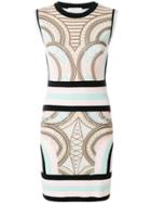 Pierre Balmain Intarsia-knit Dress - Multicolour