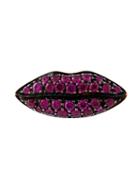 Delfina Delettrez 'lips' Ruby Earring, Women's, Red