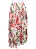 Dolce & Gabbana Peony-print Skirt - Multicolour