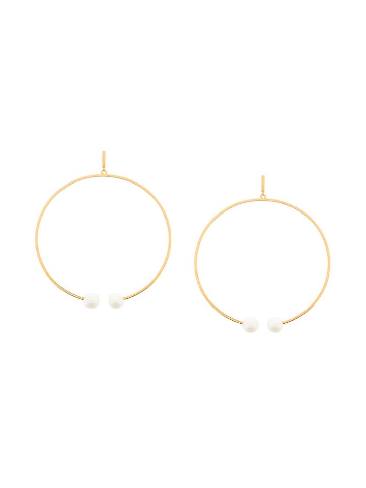 Chloé Darcey Hoop Earrings - Yellow & Orange