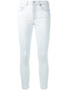 Acne Studios Super Skinny Cropped Jeans, Women's, Size: 27, Grey, Cotton/polyester/spandex/elastane