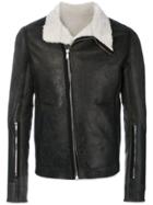 Rick Owens Shearling Lined Jacket - Black