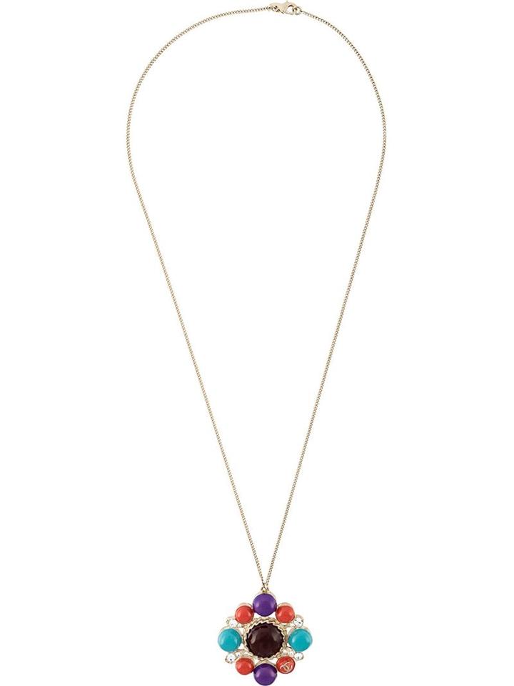 Chanel Vintage Beaded Pendant, Women's, Metal