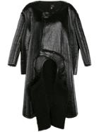 Comme Des Garçons Double-sleeve Flared Coat - Black