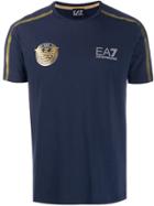 Ea7 Emporio Armani Football Style T-shirt - Blue
