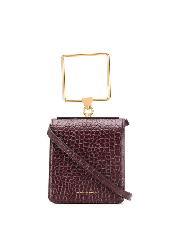 Marge Sherwood Logo Top-handle Tote - Red