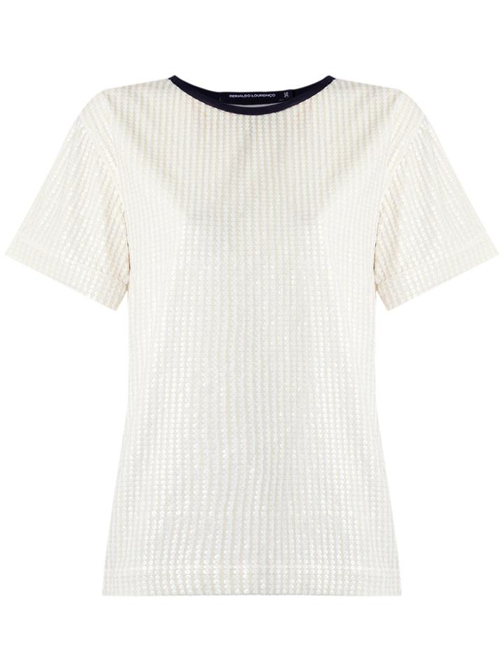 Reinaldo Lourenço Sequin Blouse - White