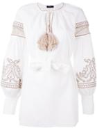 Wandering - Embroidered Dress - Women - Cotton/polyamide/polyester/viscose - 40, Nude/neutrals, Cotton/polyamide/polyester/viscose