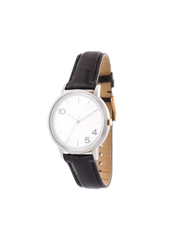 Forty Five Ten X Fossil Stainless Steel Dial Watch, Adult Unisex, Black