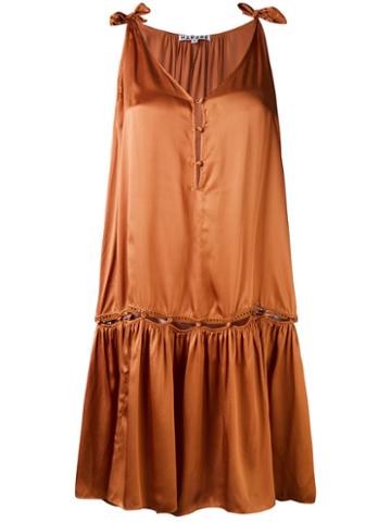 Harare - Loose-fit Dress - Women - Silk - M, Nude/neutrals, Silk