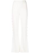 Jonathan Simkhai High-waisted Embellished Trousers - White