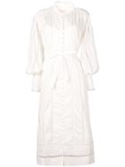 Zimmermann Lace Smock Dress - White
