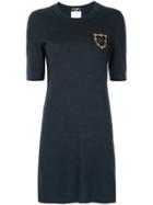 Chanel Vintage Silhouette Fitted Short Dress - Blue
