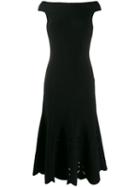 Alexander Mcqueen Mid-length Knitted Dress - Black