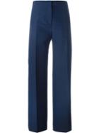 Marni High Waist Trousers, Women's, Size: 46, Blue, Cotton