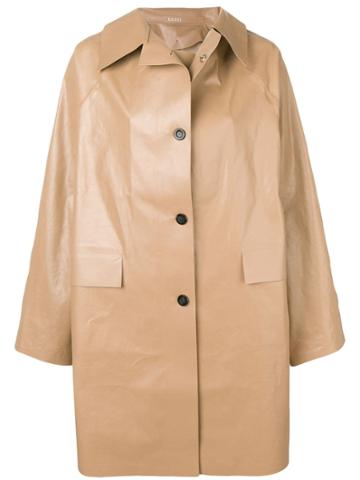 Kassl Editions Oversized Trench Coat - Black