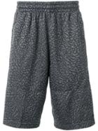 Nike Printed Jordan Shorts, Men's, Size: Xl, Grey, Polyester