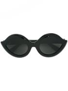 Gucci Eyewear Flared Sunglasses - Black