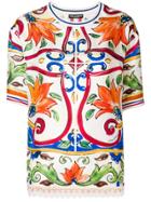 Dolce & Gabbana Majolica Print T-shirt - Multicolour